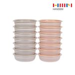 HANSSEM 14-Piece EcoCook BPA-Free Food Storage Containers Set – Steam Vent Lids, Microwave Safe, Stackable, Freezer Safe _ Made in KOREA